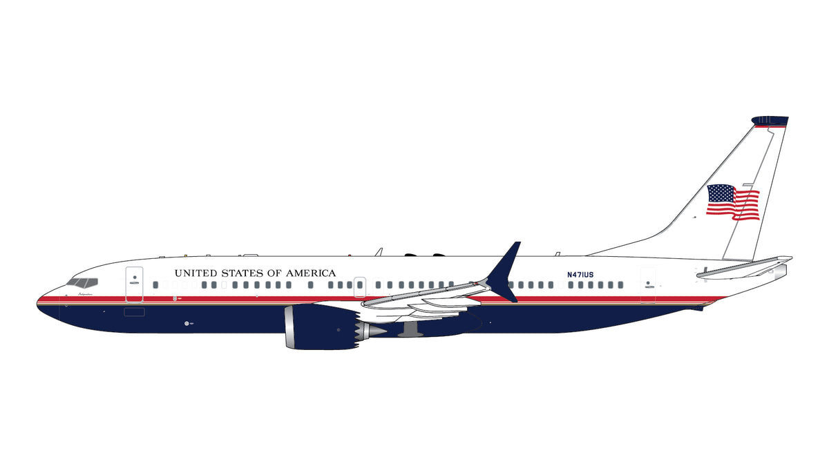 Pre-Order USAF 737 MAX 8 BBJ N471US Gemini Jets 1:400