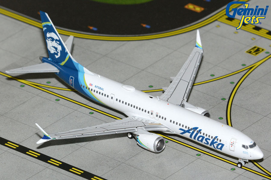 Alaska Airlines 737 MAX 9 N708AL Gemini Jets 1:400