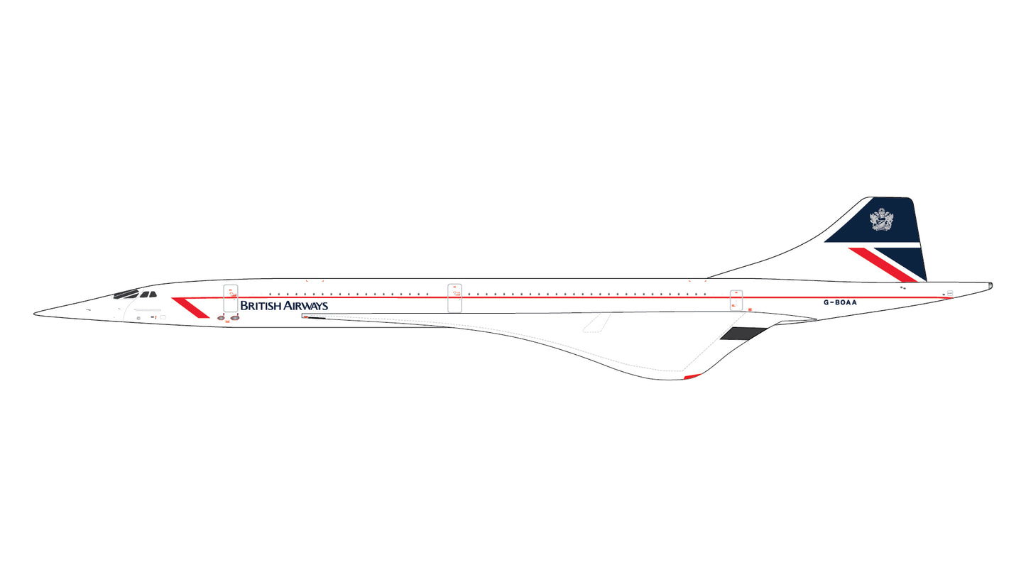 Pre-Order British Airways Concorde G-BOAA Gemini Jets 1:400