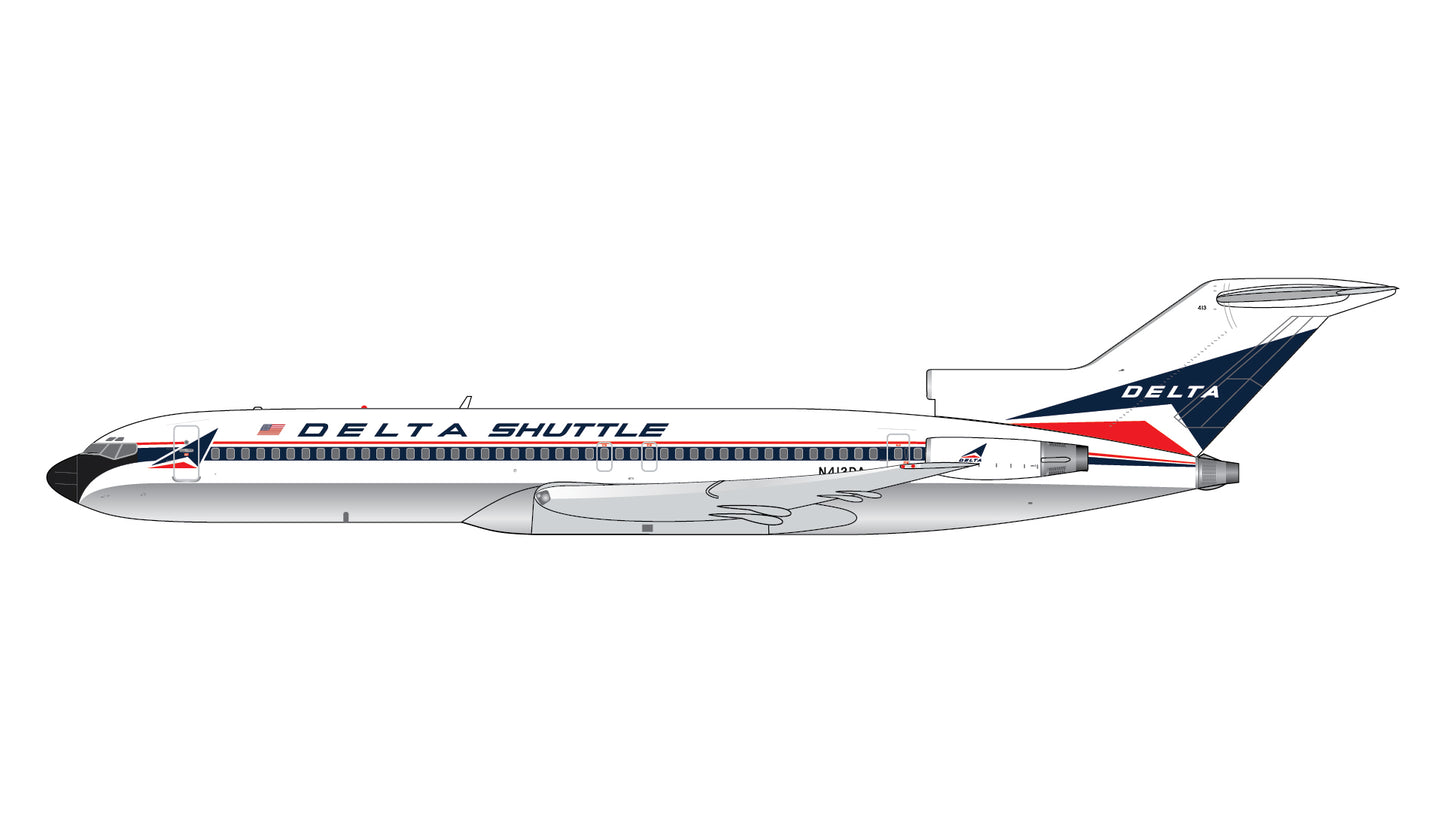 Pre-Order Delta Shuttle 727-200 N413DA Gemini Jets 1:400