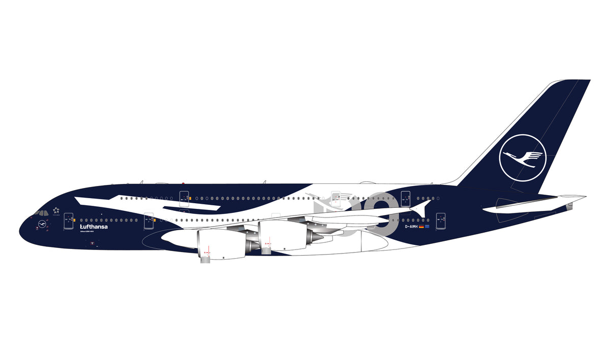 Pre-Order Lufthansa A380 "100 Years" D-AIMH Gemini Jets 1:400
