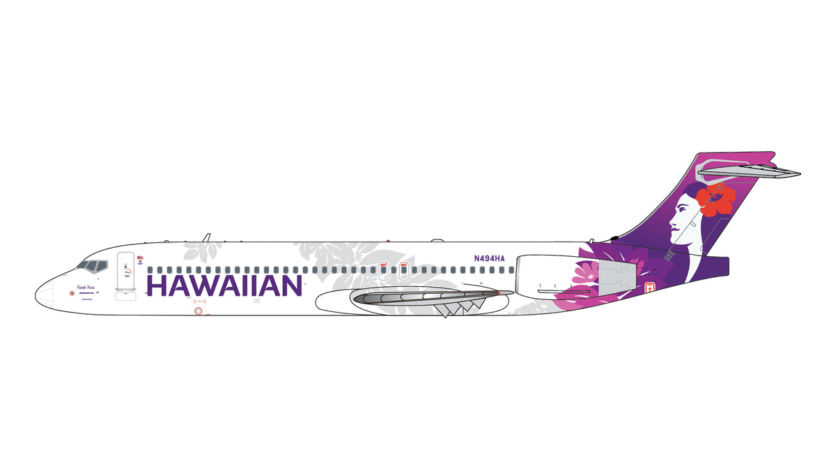 Pre-Order Hawaiian Airlines 717-200 N494HA Gemini Jets 1:400