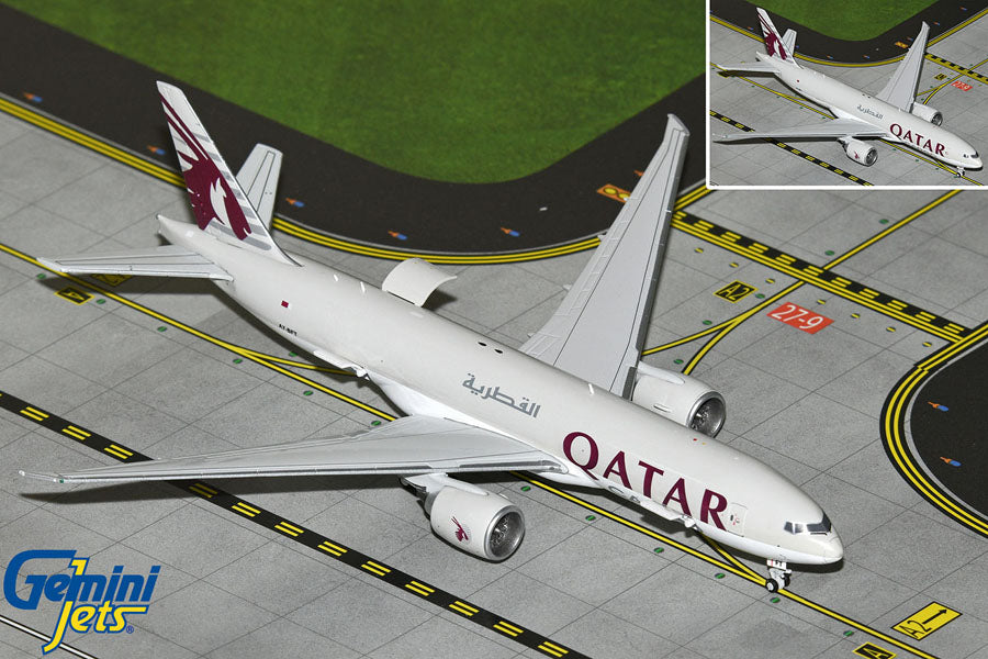 Qatar Airways Cargo 777-200F A7-BFT (Interactive) Gemini Jets 1:400