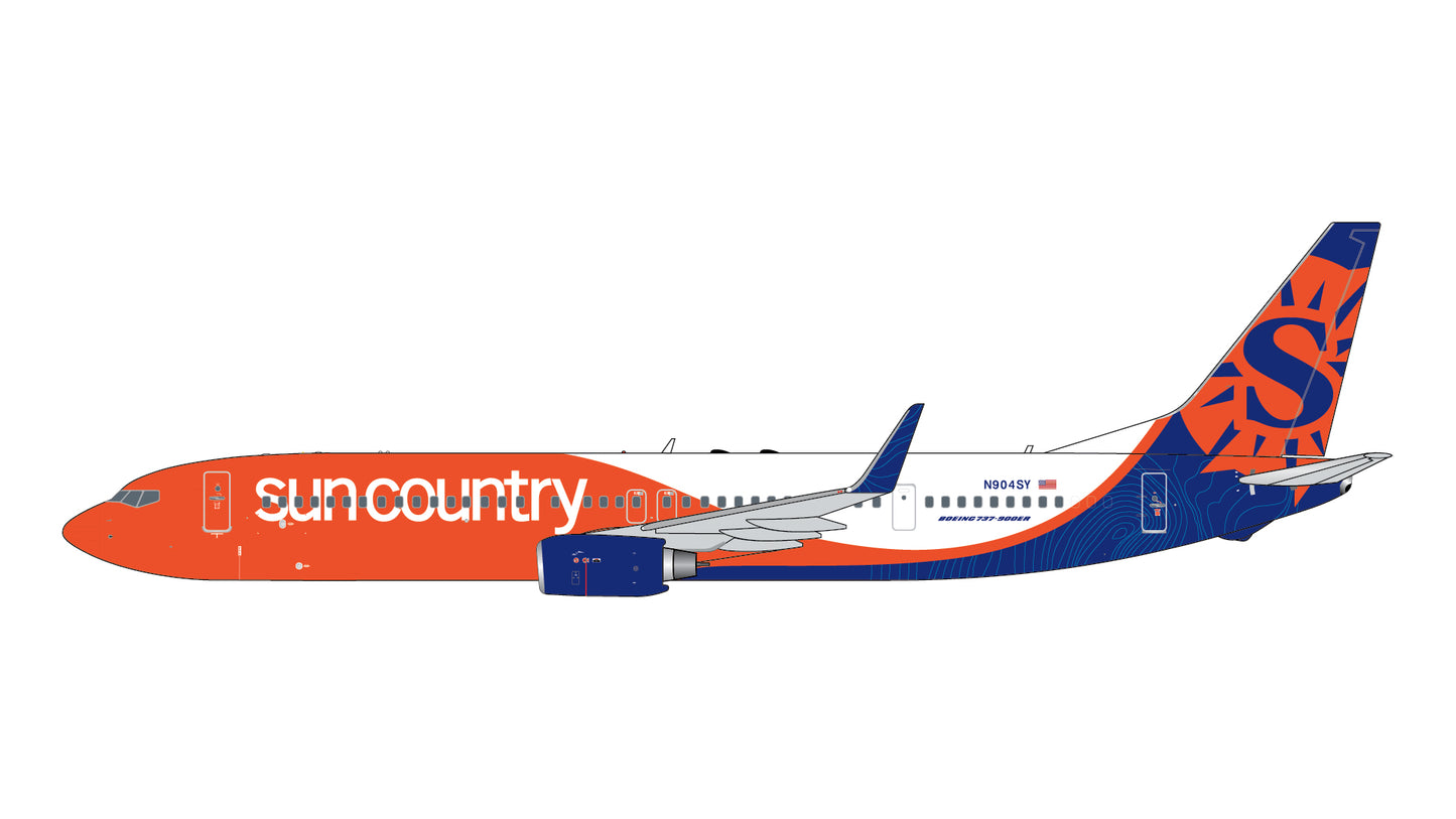 Pre-Order Sun Country 737-900ER N904SY Gemini Jets 1:400