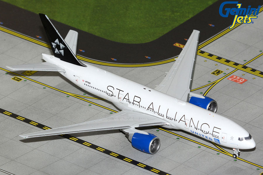 United Airlines "Star Alliance" 777-200ER N77022 Gemini Jets 1:400