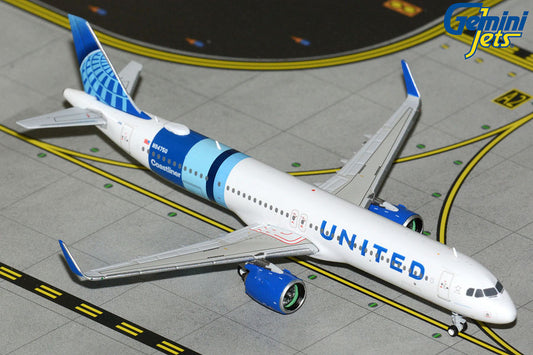 United Airlines A321neo "Coastliner" N94750 Gemini Jets 1:400