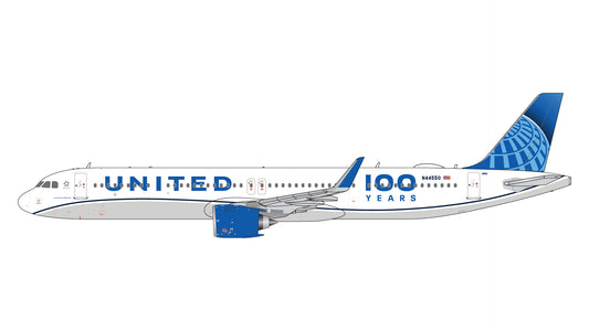 Pre-Order United Airlines A321neo "100 Years" N44550 Gemini Jets 1:400