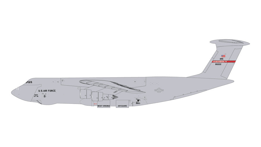 Lockheed C-5A Galaxy 68-0222 Gemini Jets 1:400