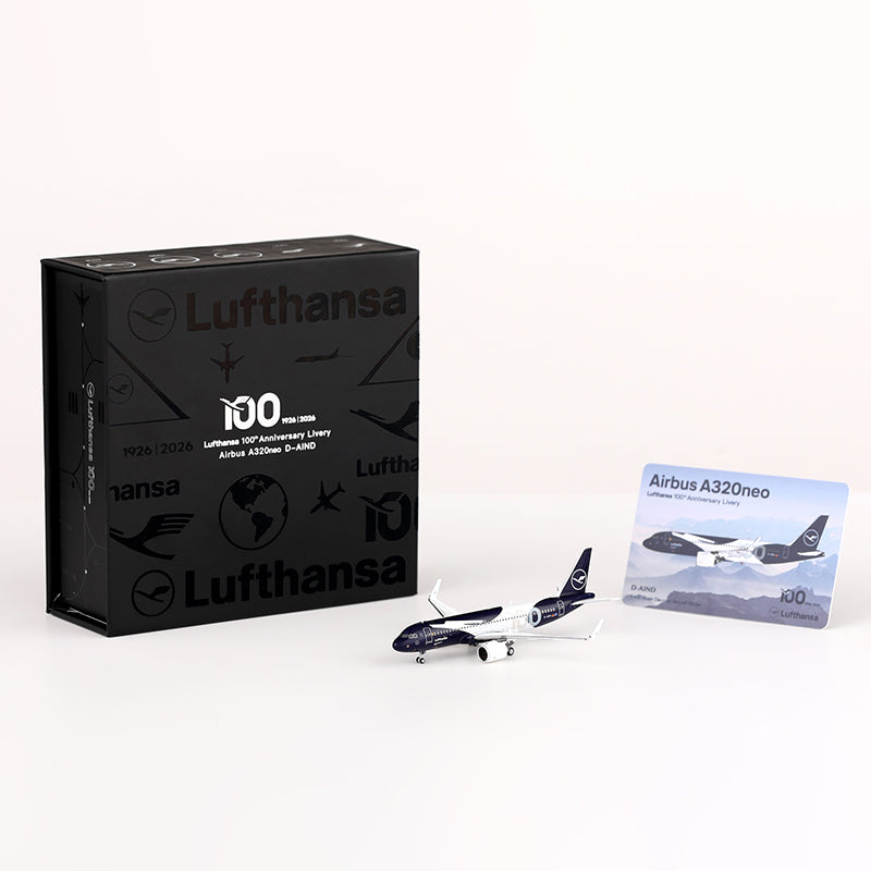 Lufthansa A320neo "100 Years" D-AIND HX Models 1:400