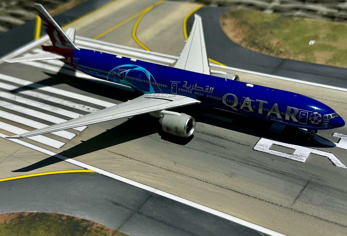 Qatar Airways 777-300ER "Champions League" A7-BED AV400
