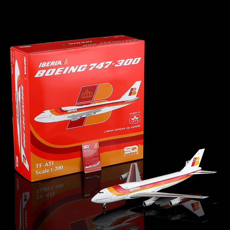 Pre-Order Iberia 747-300 TF-ATI SQ Wings 1:200