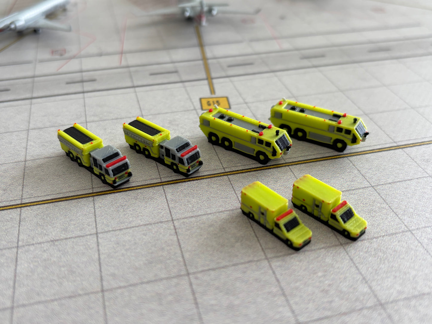 1:400 Fire Rescue Vehicle Set (6 piece)