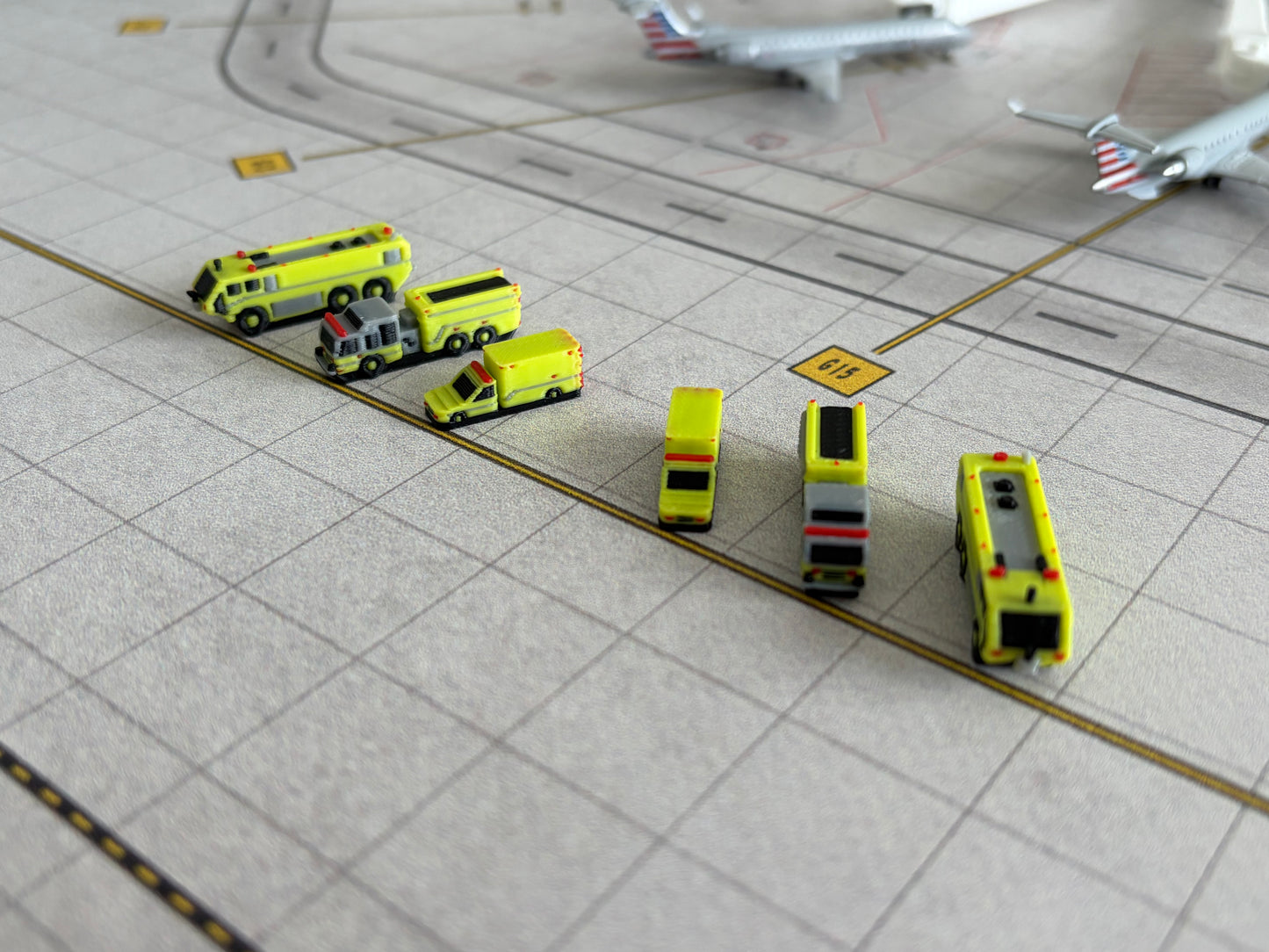 1:400 Fire Rescue Vehicle Set (6 piece)