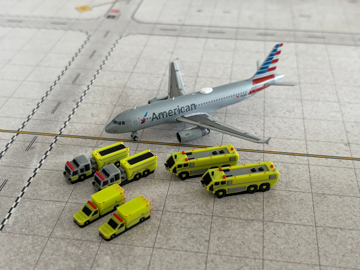1:400 Fire Rescue Vehicle Set (6 piece)