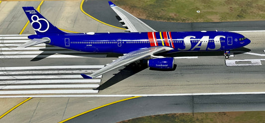 SAS Scandanavian Airlines A330-300 "80 Years" LN-RKR Phoenix Models 1:400
