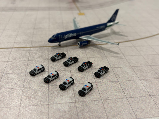 1:400 Airport Police Vehicles Set (8 piece)