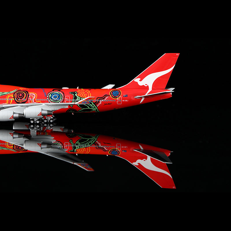 Qantas 747-400 "Wunala Dreaming" VH-OEJ HX Models 1:400