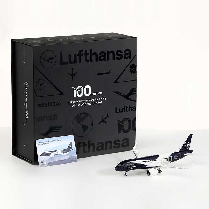 Pre-Order Lufthansa A320neo "100th Anniversary" D-AING SQ Wings 1:200