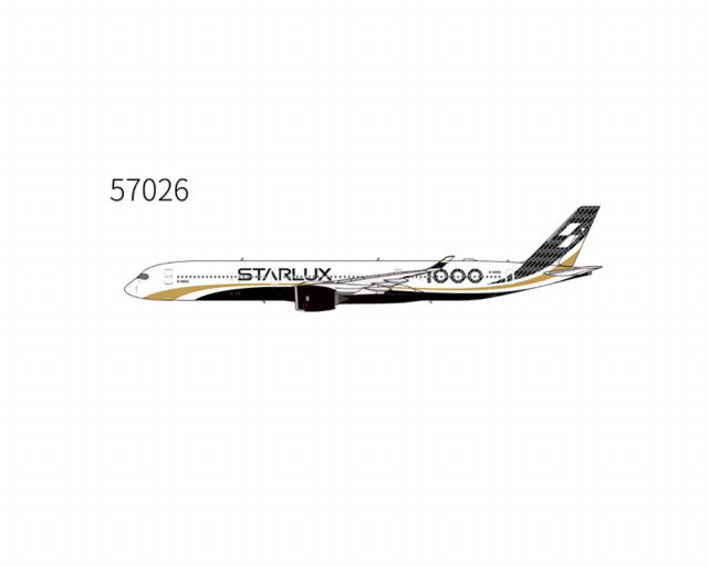 Pre-Order Starlux Airlines A350-1000 "Carbon Fibre" B-58551 NG Models 1:400