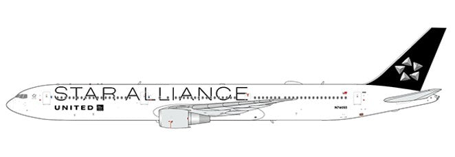 Pre-Order United Airlines 767-400ER "Star Alliance" N76055 JC Wings 1:200