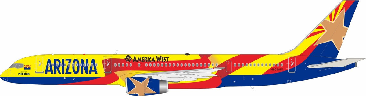 Pre-Order America West Airlines 757-200 N901AW InFlight200
