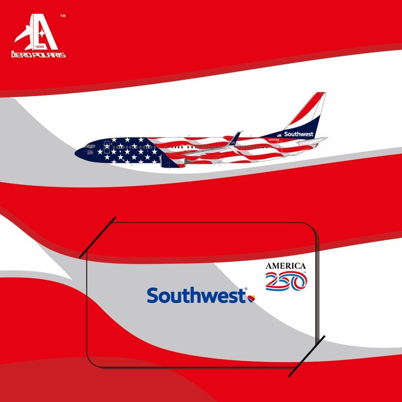 Pre-Order Southwest Airlines 737-800 "Freedom One" N500WR Aero Polaris 1:400