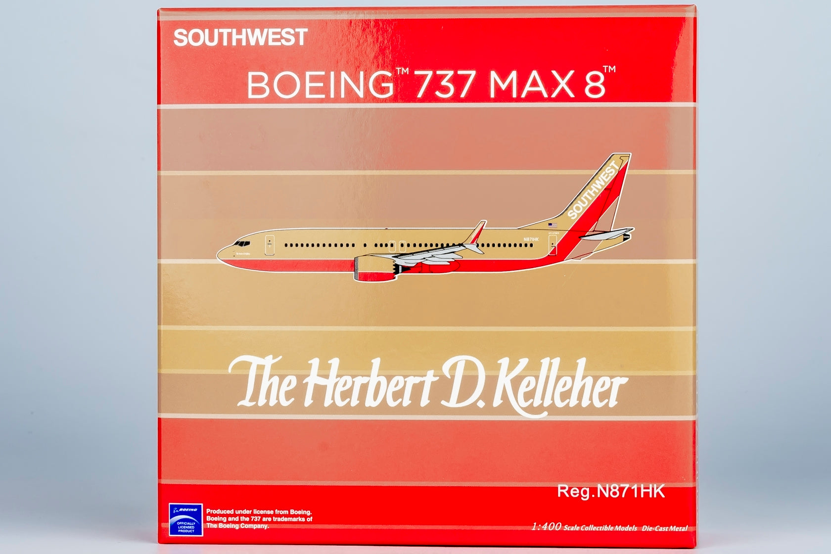 Southwest 737 MAX 8 N871HK NG Lite 1:400 – JH Wings