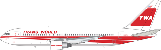 Pre-Order Trans World Airlines 767-200ER N601TW V1:400 1:400