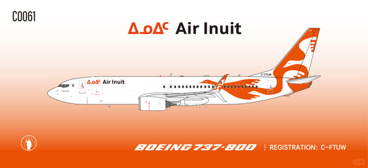 Pre Order Air Inuit 737-800 C-FTUW C Model 1:400